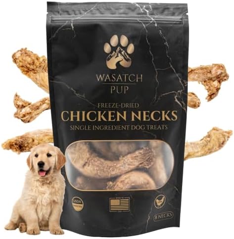 Freeze Dried Chicken Necks Dog Treats, Natural Chicken Training Treats