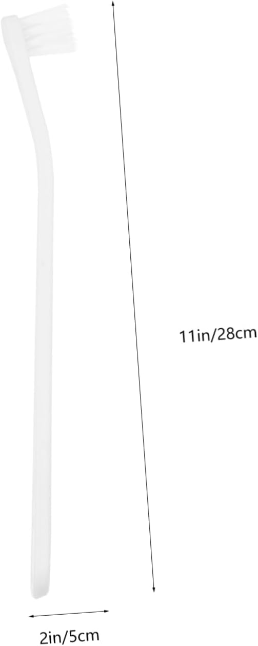 Toyvian 2pcs Long Handle Pet Toothbrush Soft Bristles for Cats Dogs Dogs Cats Oral Care
