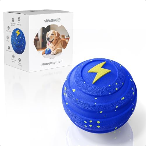 Interactive Dog Toys Automatic Bouncing Dog Ball for Small & Large Dogs | E-TPU Material, IPX7 Waterproof, 3 Play Modes, Keeps Dogs Busy, Anti Boredom Play, Moving Ball, Rechargeable, Indoor Exercise