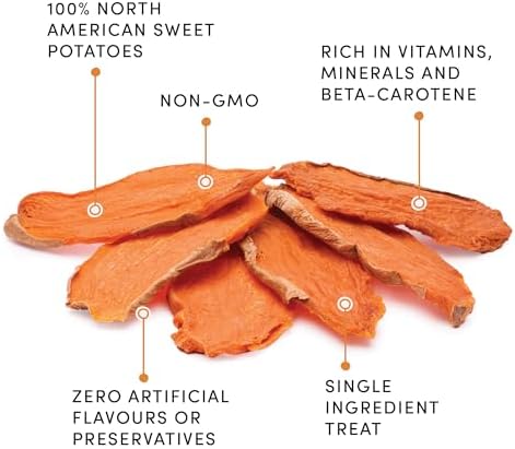 Crumps Naturals Sweet Potato Chews 612g/21.6oz