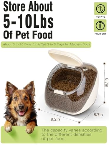 LivLab Mker Dog Food Storage Container, 10 lbs