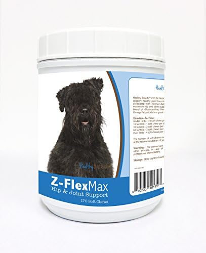 Healthy Breeds Bouvier des Flandres Z-Flex Max Hip and Joint Soft Chews 170 Count