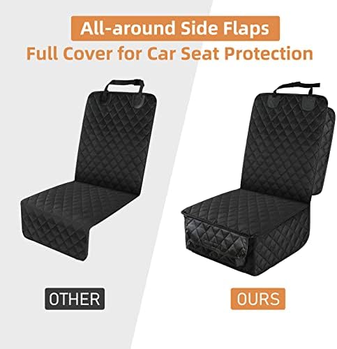 PETICON Dog Car Seat Cover - Waterproof, Mesh Window, Bundle