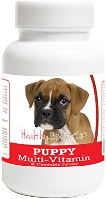 Healthy Breeds Boxer Puppy Dog Multivitamin Tablet 60 Count