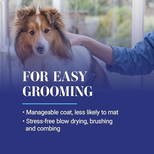 Chris Christensen Ice on Ice Detangling Dog Conditioner, Groom Like a Professional, Dematts, Moisturizes, Creates Long Lasting Silkiness, All Coat Types, Made in USA, 16oz