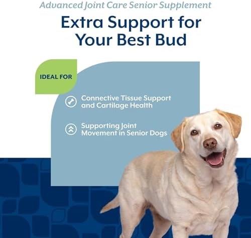 NaturVet Senior Advanced Joint Health Dog Supplement - 60 Ct