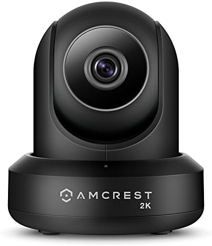 Amcrest UltraHD 2K (3MP/2304TVL) WiFi Video Security IP Camera with Pan/Tilt, Dual Band 5ghz/2.4ghz, Two-Way Audio, 3-Megapixel @ 20FPS, Wide 90° Viewing Angle and Night Vision IP3M-941B (Black)