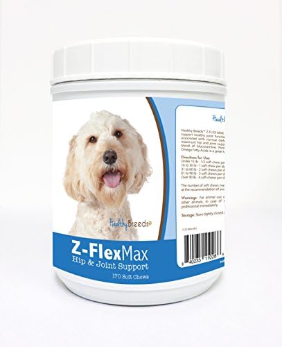 Healthy Breeds Labradoodle Z-Flex Max Hip and Joint Soft Chews 170 Count