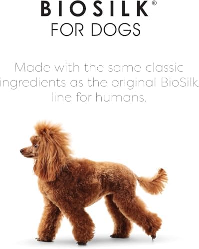 BioSilk for Dogs Silk Therapy Shampoo, with Coconut Oil, 12 Fl Oz, 2-Pack | Sulfate and paraben free, pH balanced, made in the USA, suitable for regular bathing