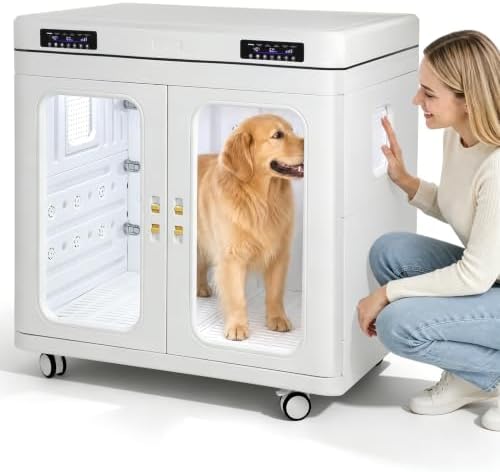 Pro Dog Dryer, 430L Large Pet Grooming Blower Box for Weight up to 130lbs