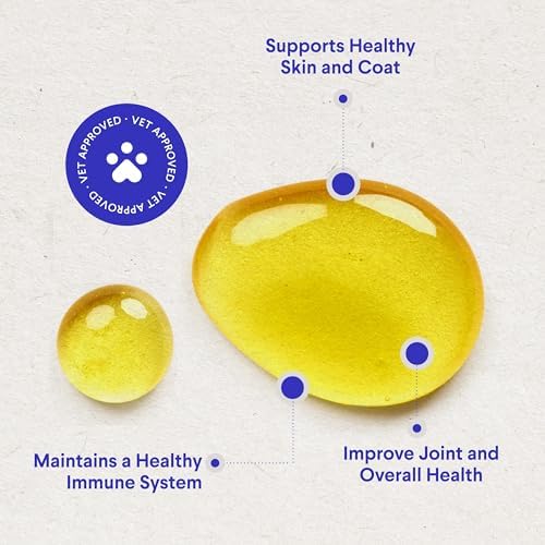 WONDER PAWS Bone Broth Powder Plus Omega Max Fish Oil - for Dog's Skin Health, Respiratory Support, Joint Care & Immune Support – Bone Broth 90 Scoops - Omega Max 16 Ounces