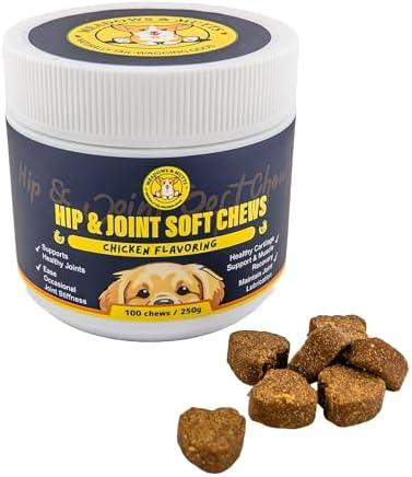 Hip & Joint Supplement for Dogs, 100 Soft Chews