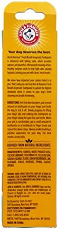 Arm & Hammer for Pets Dental Enzymatic Toothpaste for Dogs | No More Doggie Breath | Dog Toothpaste Safe for All Dogs and Puppies, Advanced Care, Chicken Flavor 2.5 Ounce (Pack of 2)