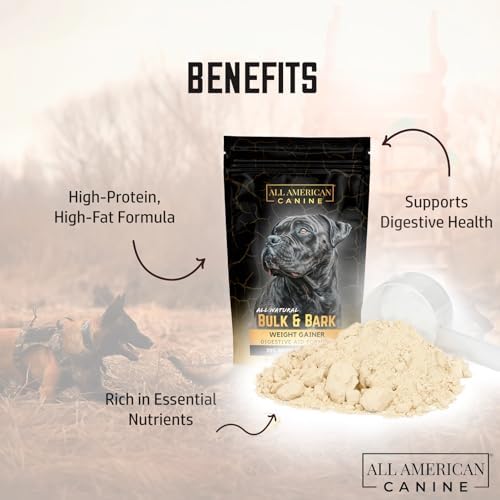 All American Canine Dog Weight Gainer + Digestive Aid, 60 Servings