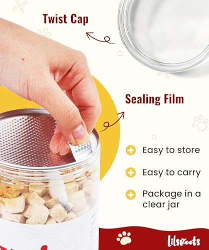 Freeze Dried Duck Cube Treats for Dogs, Cats, 4.6oz
