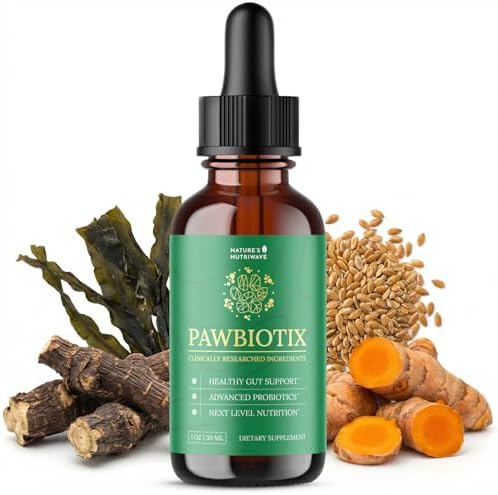 Pawbiotix Liquid Probiotics for Dogs – 1oz, 1 Month Supply