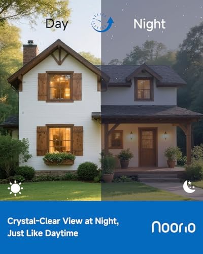 Noorio 2K IP66 Magnetic Security Camera, AI Detection,Compatible with Alexa,B211S