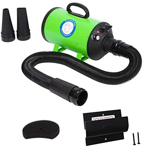 Flying Pig Grooming Flying One Wall Mount Grooming Dryer Kit (Green)