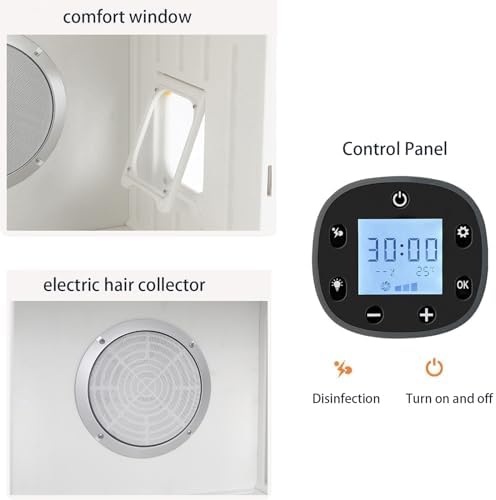 Pet Dryer Box for Cats and Small Dogs, Automatic Efficient Drying Machine, Fast Blower, Multi-Functional, Adjustable Temperature, Quiet Operation