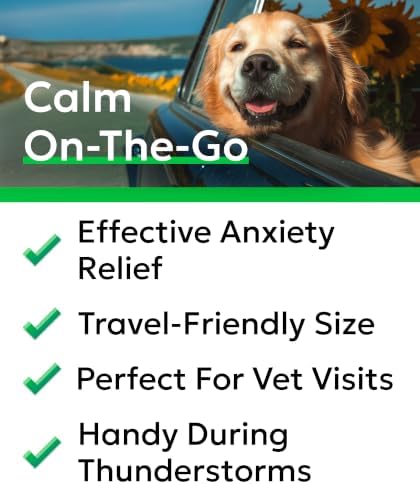 BARK&SPARK Advanced Calming Hemp Treats for Dogs, Melatonin, 180 Chews