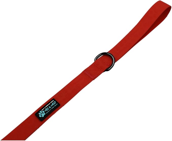Max and Neo Waterproof Dog Leash - We Donate a Leash to a Dog Rescue for Every Leash Sold (Red) 6 FT X 1" Wide