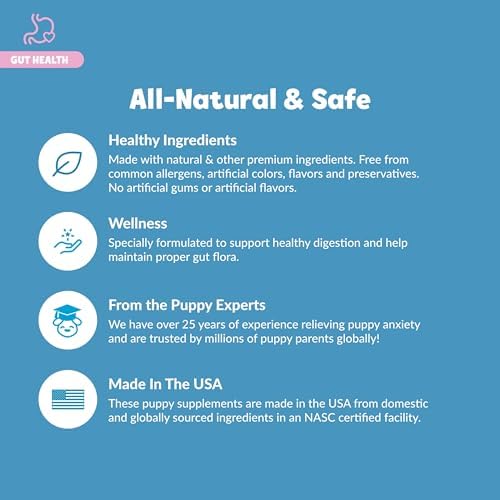 Snuggle Puppy Puppy Bites Gut Health, Dog Probiotics, 60 Soft Chews