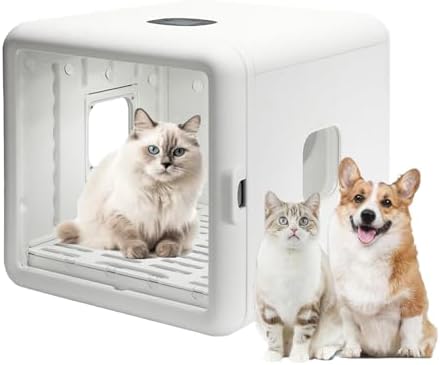 Pet Dryer Box for Cats and Small Dogs, Automatic Efficient Drying Machine, Fast Blower, Multi-Functional, Adjustable Temperature, Quiet Operation