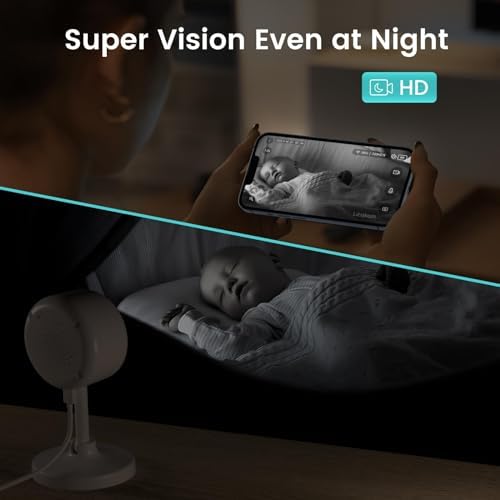litokam Indoor Camera, Cameras for Home Security with Night Vision, Pet Camera with Phone App, 2K Indoor Security Camera, Motion Detection, 2-Way Audio, WiFi Camera Home Camera Compatible with Alexa
