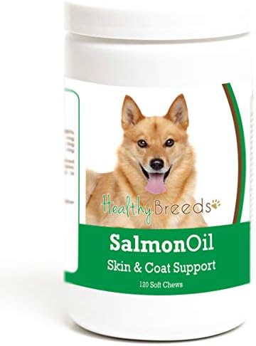 Healthy Breeds Finnish Spitz Salmon Oil Soft Chews 120 Count