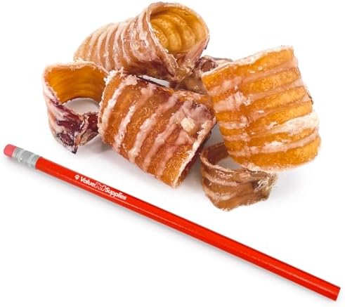 ValueBull Beef Trachea Bites for Small Dogs, Premium, 5 Pounds