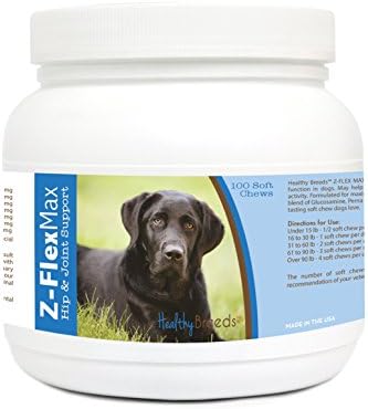 Healthy Breeds Labrador Retriever Z-Flex Max Hip & Joint Soft Chews 100 Count