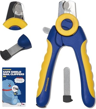 PETHROOM Professional Dog Nail Clipper with Safety Guard