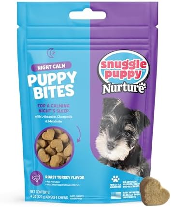 Snuggle Puppy Night Calm Puppy Bites, Melatonin, 60 Soft Chews