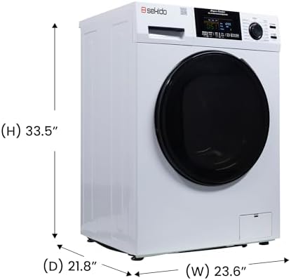Sekido All-in-One Washer Dryer, White