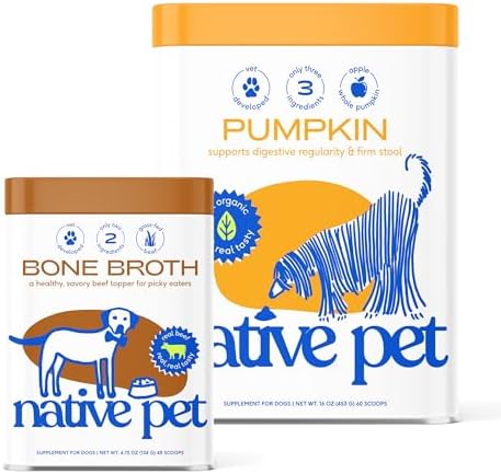 Native Pet Bone Broth & Pumpkin Powder for Dogs