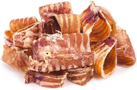 ValueBull Beef Trachea Bites for Small Dogs, Premium, 5 Pounds