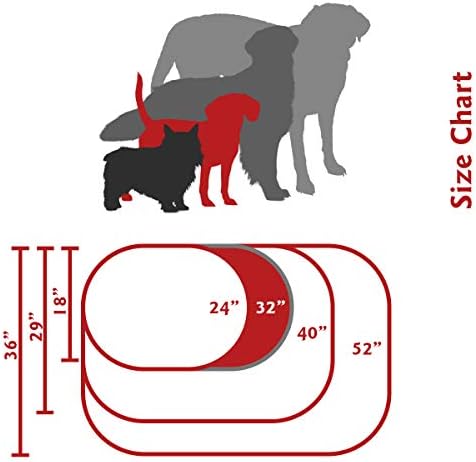 Majestic Pet Sherpa Calming Dog Bed, 32 Inch Medium, Washable, Gray