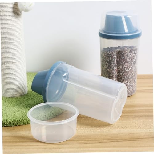 BESPORTBLE 4pcs Pet Food Storage Containers Airtight Cat Food Bucket Pantry Storage Container