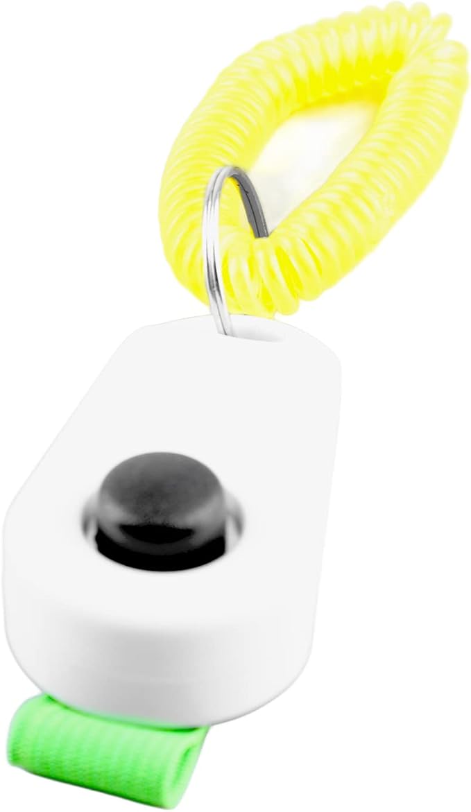 Chrees Dog Training Clicker Ring, White