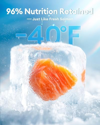 Freeze Dried Salmon Dog Treats,Single Ingredient,for All Dogs-11oz