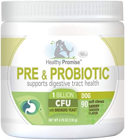 Four Paws Healthy Promise Pre & Probiotics for Dogs, 90 Count