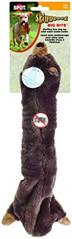 SPOT Skinneeez Big Bite Bear Assorted Stuffingless Dog Toy, 18 Inch
