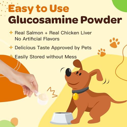 NATURE TARGET Glucosamine for Dogs Powder, Probiotics for Dogs Soft Chews