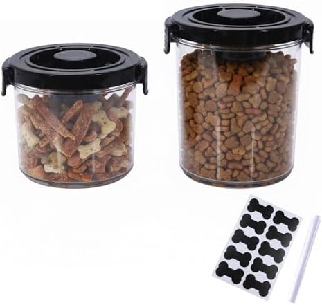 Dog Treat Container, Small, Clear, Rotundity
