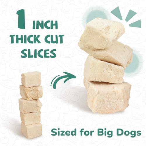 PAWUP Freeze Dried Chicken Breast Dog Treats, 3.8oz