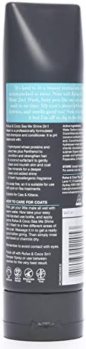 Rufus & Coco Natural Oatmeal Dog Shampoo and Conditioner for Sensitive Skin| Sulfate & Paraben Free | pH Balanced | Hypoallergenic Fresh Fragrance | Safe for all Dogs