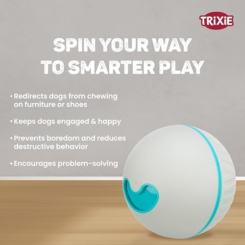 Trixie Treat Tumbler Snack Ball Dog Toy, Level 1 Interactive Treat Dispensing Dog Puzzle, Enrichment Toy, Medium