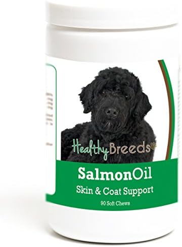 Healthy Breeds Portuguese Water Dog Salmon Oil Soft Chews 90 Count, Brown