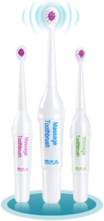 Pet Electric Toothbrush,Dog Electric Teeth Cleaner Massage Toothbrush with 3 Replaceable Head