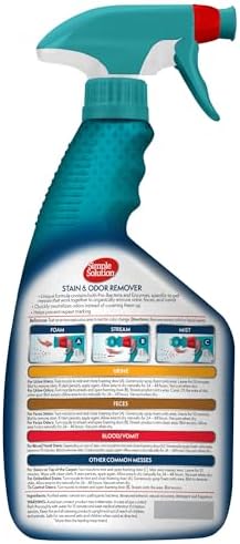 Simple Solution Extreme Stain & Odor Remover, Pee Cleaner, 32oz (Pack of 2)